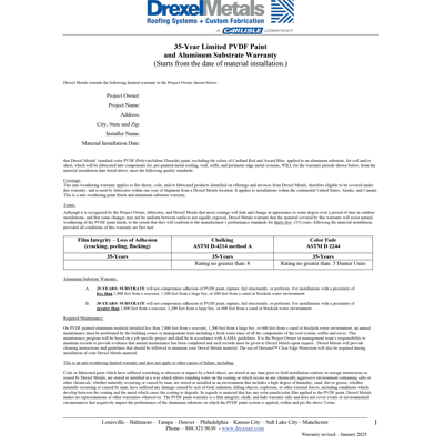 drexel metals product card