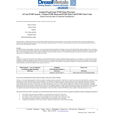 drexel metals product card